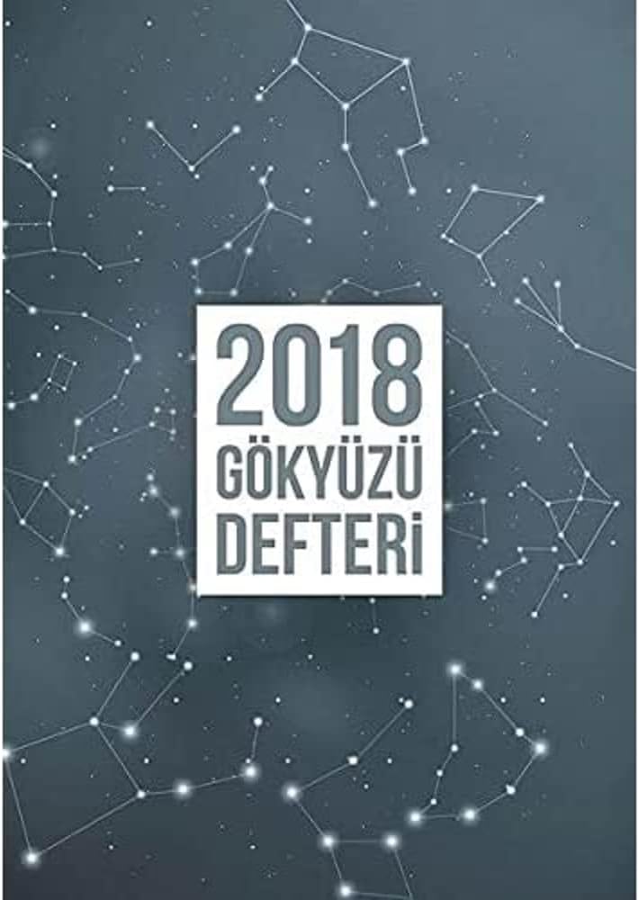 2018 GÖKYÜZÜ DEFTERİ