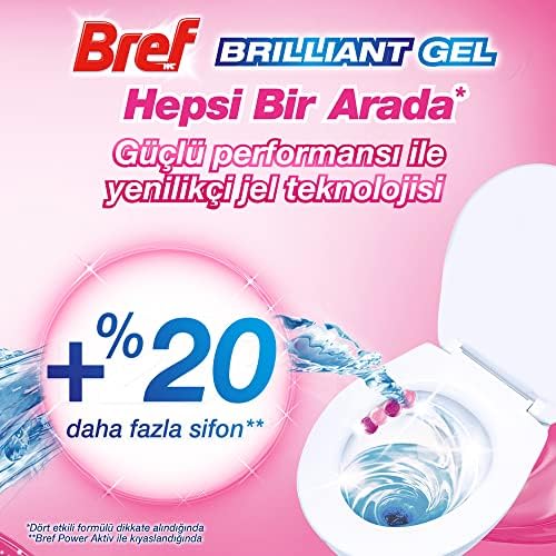 Alternative view of WC Brilliant Tuvalet Temizleme Jel Çiçek Kokulu 2'li 2 x 42 g, Jel Çiçek 2