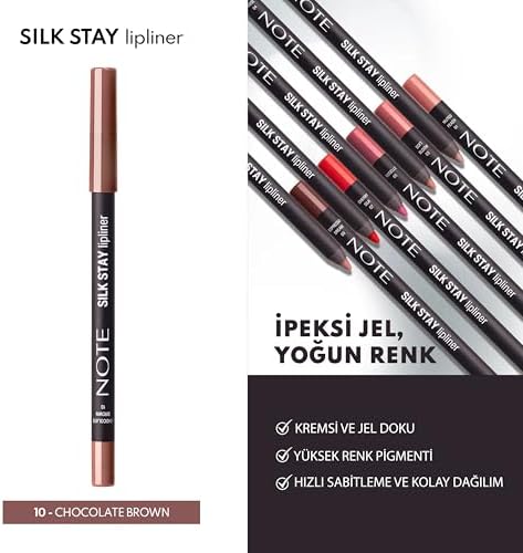 Silk Lipliner Suya Dayanıklı İpeksi Dudak Kalemi - 10 Chocolate Brown