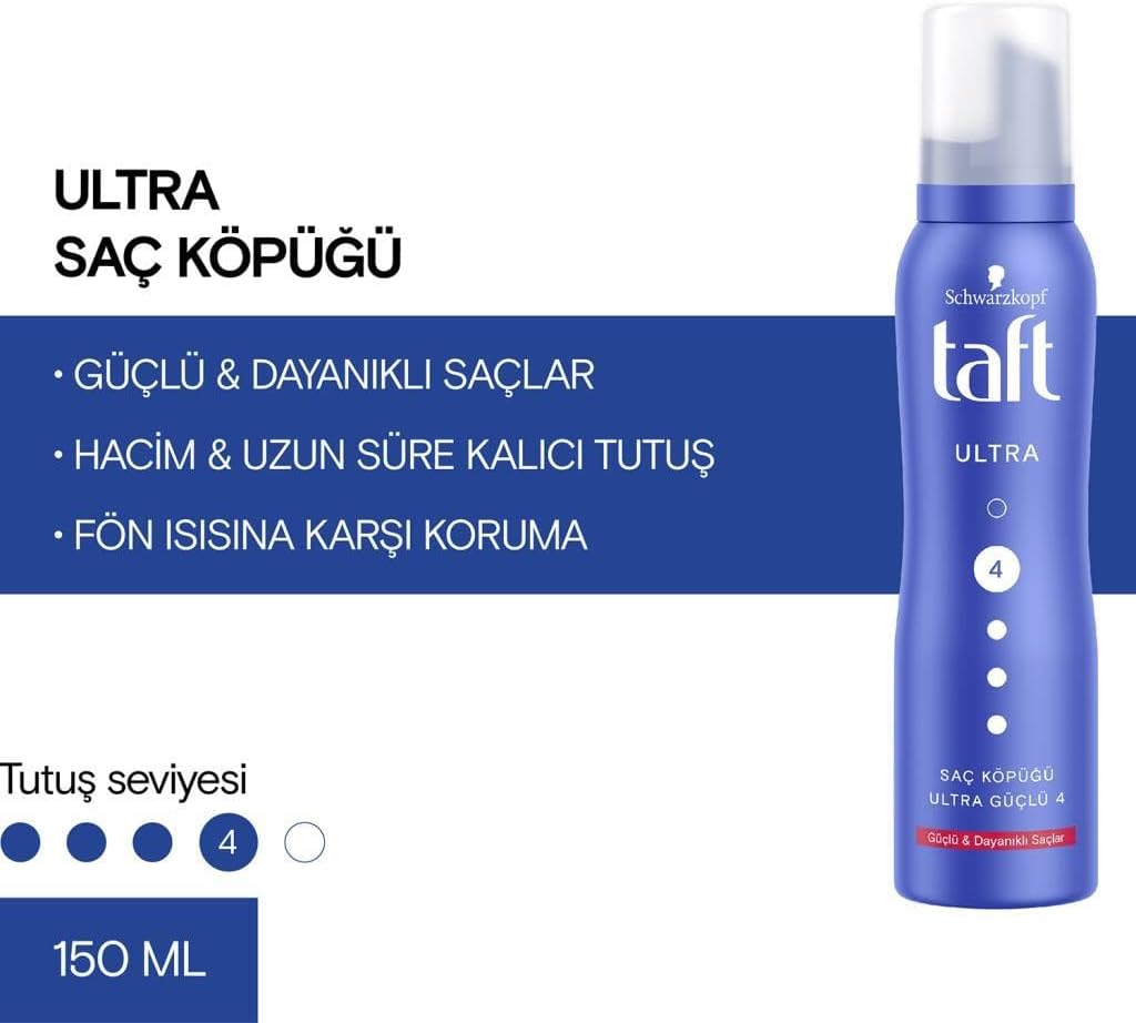 Ultra Güçlü 150 ml Saç Köpüğü