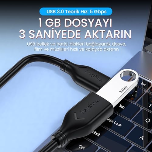 Alternative view of USB 3.0 Uzatma Kablosu 3 Metre