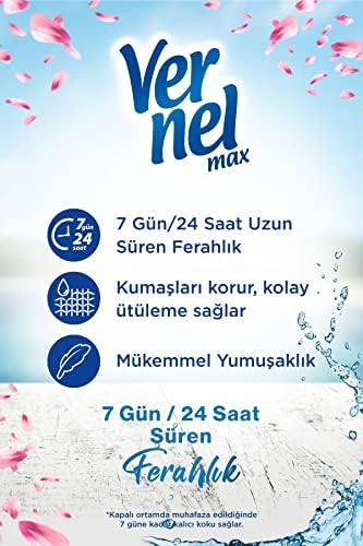 Alternative view of max Taze Lale Kokulu 60 Yıkama Konsantre Çamaşır Yumuşatıcısı (1 x 1440 mL)