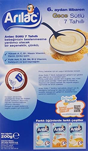 Alternative view of Arılac Instant Ek Gıda 7 Tahıllı Gece 200 G