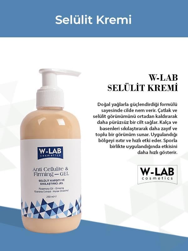 Selülit Karşıtı Sıkılaştırıcı Çatlak Giderici Jel 250 ML