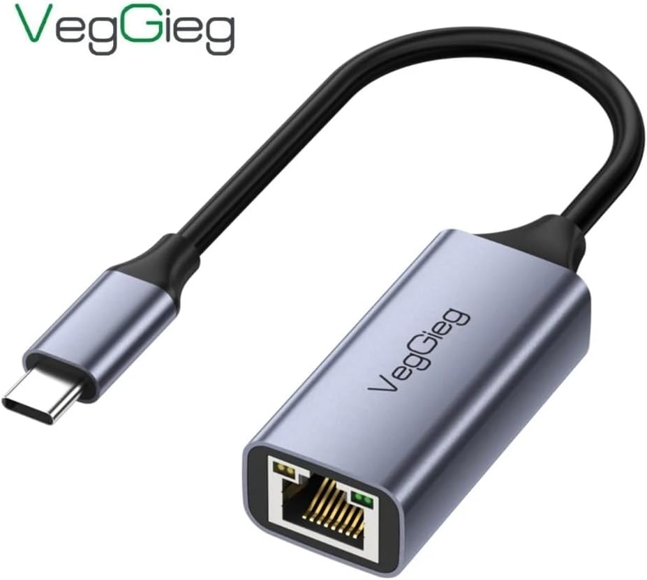 Alternative view of Type-C 1000Mbps Gigabit Ethernet Adaptörü PC, Mac, Konsol, Tv Box Uyumlu