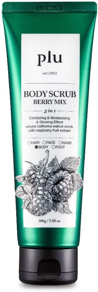 Plu Original Body Scrub Mix 200 gr Kırmızı Meyveli Vücut Peelingi