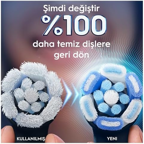 Alternative view of iO Ultimate Clean Siyah Diş Fırçası Yedek Başlığı 4 Adet