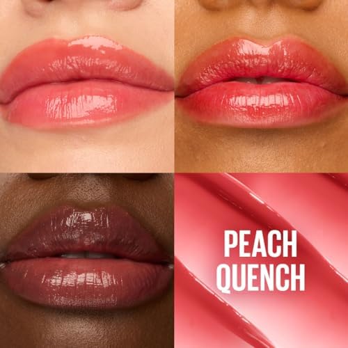 Alternative view of New York Lifter Glaze Shea Yağı ve Hyalüronik Asit içeren Renkli Dudak Balmı - 05 Peach Quench