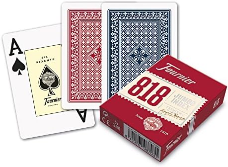 Alternative view of Poker Oyun Kartları Nº 818, Endeks, Kırmızı veya Mavi