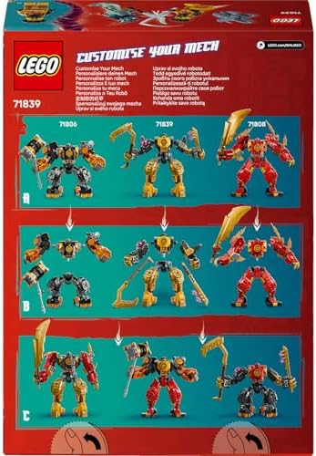 ’in Spinjitzu Savaş Robotu 71839-7 Yaş ve Üzeri Çocuklar için ve Hayalet Ejderinsan Savaşçı Minifigürleri ve Ejderha Modeli İçeren Yaratıcı Oyuncak Yapım Seti (213 Parça)