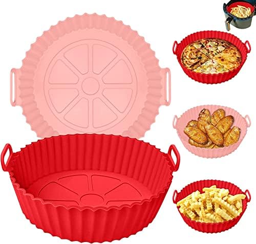 Alternative view of Airfryer Silikon Pişirme Kabı - Hava Fritözü Kalıbı Air Fryer Aksesuar Pişirme Kabı - Tüm Airfryer'lara Uyumlu