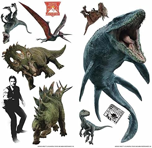 Alternative view of Jurassic World Fallen Kingdom Soy ve Yapıştır Duvar Çıkartmaları, 'ten RMK3798SCS
