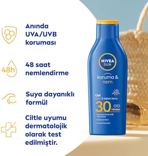 Alternative view of SUN SPF30 Güneş Koruyucu Losyon 200ml, 48 Saat Nemlendirici, Suya Dayanıklı, Anında UV Koruması