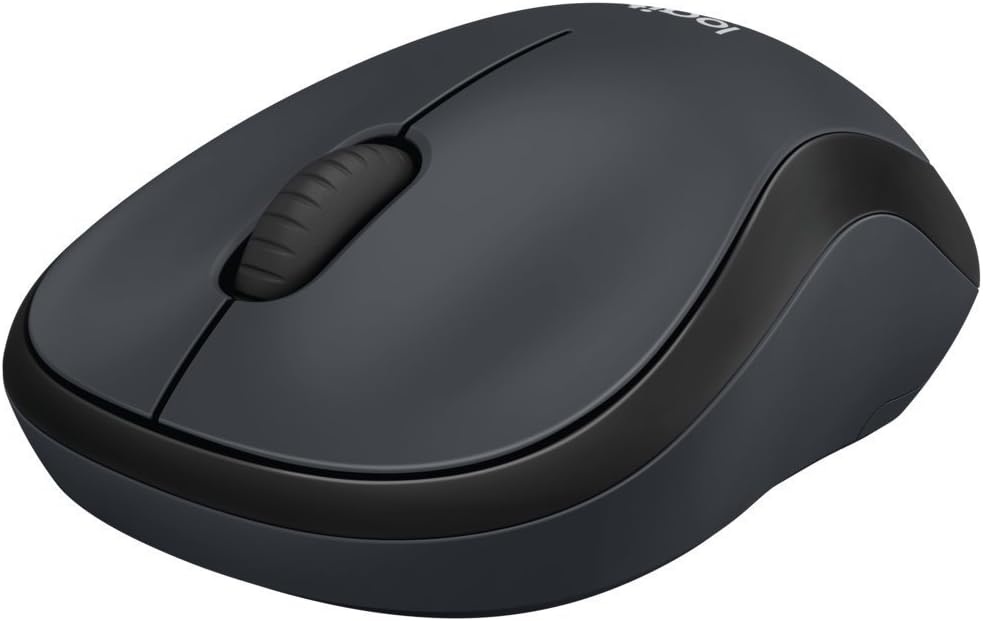 M220 Sessiz Kablosuz Mouse, Sağ ve Sol Elle Kullanıma Uygun, 1.000 DPI, 10 m Kullanım Mesafesi, 18 Ay Pil Ömrü, Siyah - Görsel 2