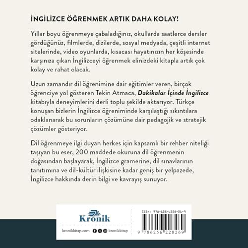 Alternative view of Dakikalar İçinde İngilizce: 200 Maddede Dil Öğrenme Stratejileri