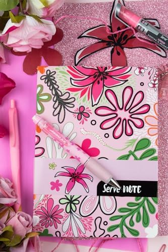 Alternative view of NOTE DEFTER 15 X 21 CIZGILI DESENLİ SEKER PEMBE