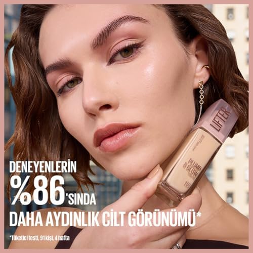 Alternative view of New York Lifter Niasinamid ve Hyalüronik Asit İçeren Aydınlatan Fondöten - 90