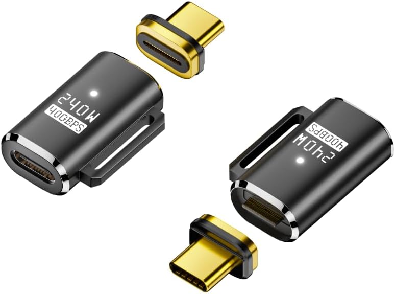 Alternative view of 240W PD3.1 Manyetik USB-C Adaptör | 40Gbps USB4.0 Veri Aktarımı | Tam Fonksiyonlu ve Çok Yönlü OTGET