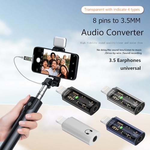 Lightning to Aux Kulaklık Çevirici Müzik Dinleme Mini OTG Dönüştürücü OTGAL - Görsel 3