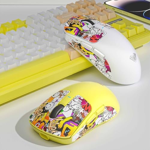 Aula SC680 26000DPI 7 Tuşlu Kablosuz Optik Gaming Oyuncu Mouse Siyah - Görsel 3