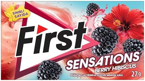 Alternative view of First Sensations Berry Hibisküs Aromalı Şekersiz Sakız 27 gr