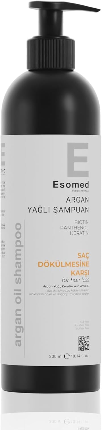 Alternative view of Saç Dökülmesine Karşı Argan Yağlı Biotin, Keratin, E Vitamini Ve Bitki Özlü Şampuan 300ml