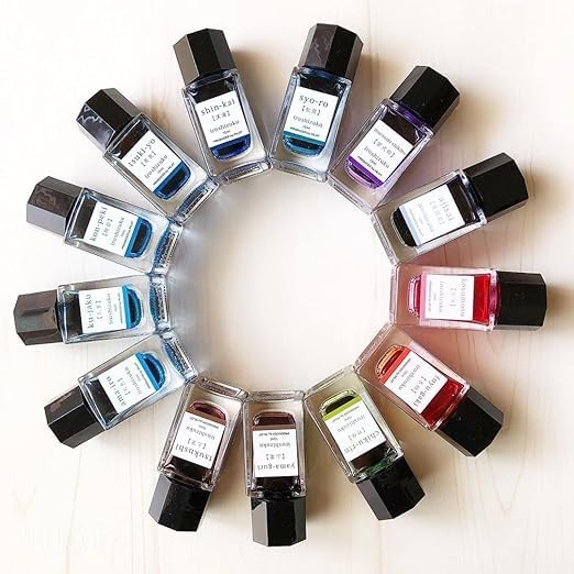 Alternative view of PILOT INK IROSHIZUKU - 3 BOTTLES 15 ML Mavi AJISAI