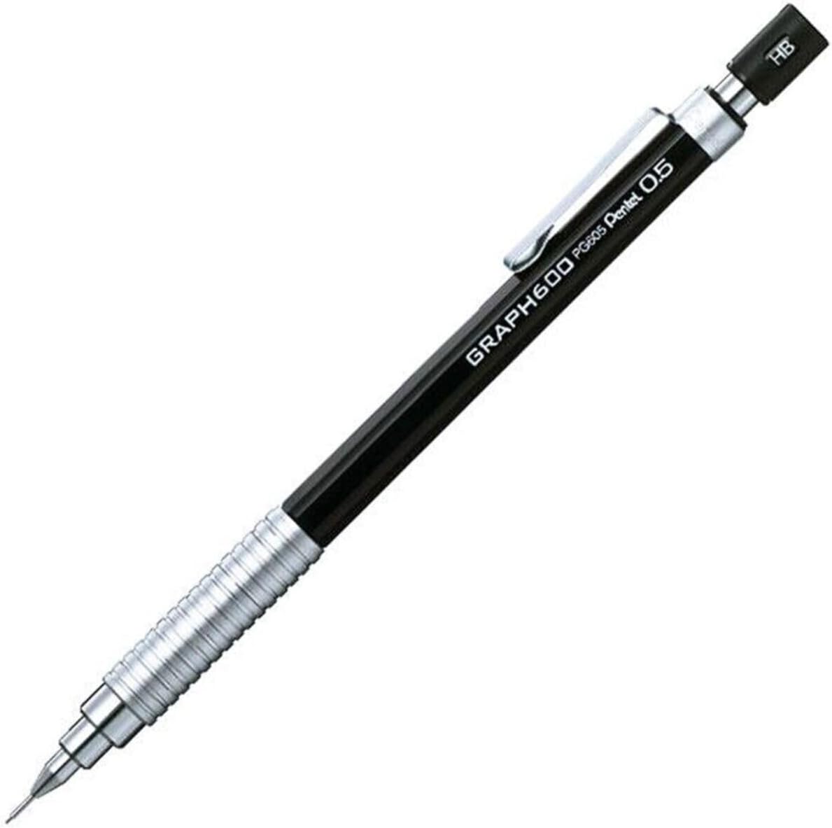 Alternative view of PG605-A Graph 600 Pentel PG605-A (0.5 mm) Teknik Çizim ve Yazı İçin Mekanik Kurşun Kalem, Orijinal Kutusunda