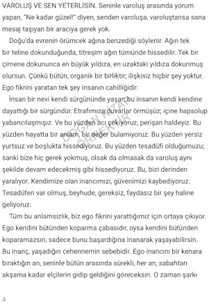 Alternative view of Altın Öğütler: Varoluştan Mesajlar