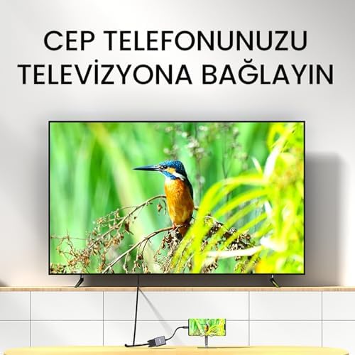 Type-C to VGA 1080P 60Hz Çevirici Dönüştürücü Kablo Adaptör