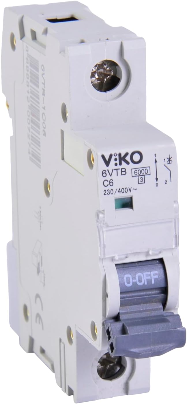 Alternative view of 6VTB-1C06 Otomatik Sigorta 6kA C Tipi 1 Kutup 06A