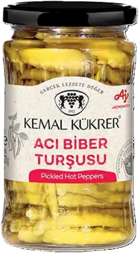 Acı Biber Turşusu Cam Kavanoz 360 gr