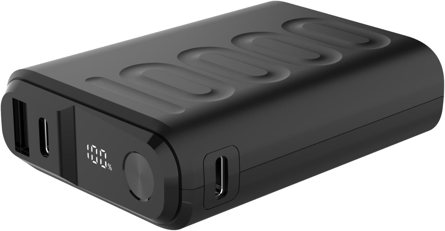 Alternative view of Powerbank 20W 2USB-C 1USB-A 10.000 mAh SİYAH,USB-C Şarj Kablosu Dahildir,Şarj Süresi: 3 saat,USB-C ve USB-A Bağlantı Noktaları, Ağırlık: 195 gr, USB bağlantı noktaları: 3