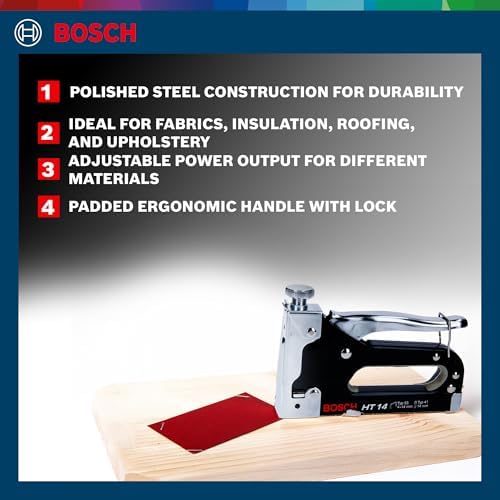 Professional Accessories 603038001 El Zımbası Ht 14 (Ahşap, Zımba Tipi 41), Siyah, 1 Adet - Görsel 3