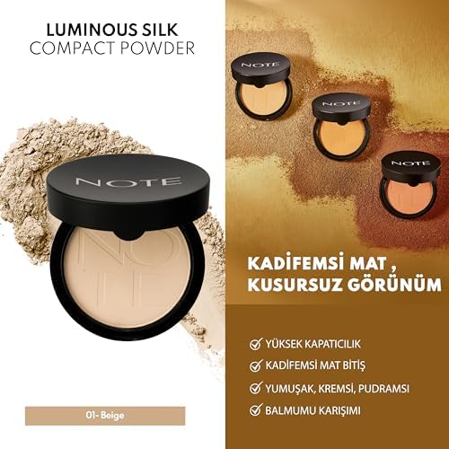 Alternative view of Luminous Silk Compact Powder 01 Mat Bitişli Toz Yüz Pudrası