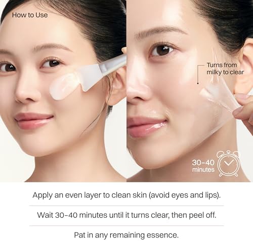 Alternative view of ABOUT ME Rice Makgeolli PDRN Wrapping Mask Pirinç Mayası Özlü Soyulabilir Cilt Bakım Maskesi 100 ml