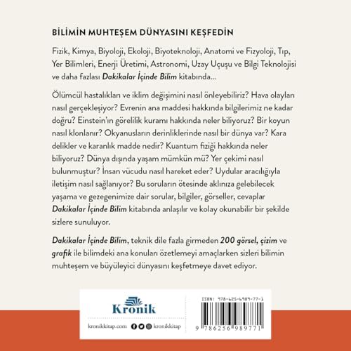 Alternative view of Dakikalar İçinde Bilim: Anında Açıklanan 200 Temel Kavram