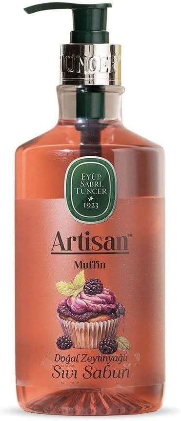 Artisan Doğal Zeytinyağlı Sıvı Sabun-Muffin 600 ml