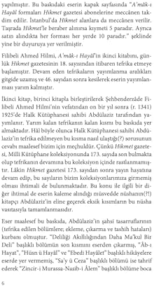 Alternative view of A’mak-ı Hayal (Açıklamalı Orijinal Metin)