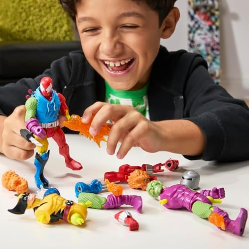 Alternative view of MixMashers Scarlet Spider Spider-Man Karıştır ve Eşleştir Aksiyon Figürü
