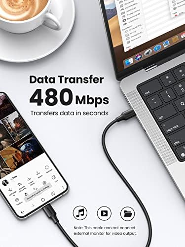 USB C to USB C 3A Hızlı Şarj ve Data Kablosu Siyah 2 Metre