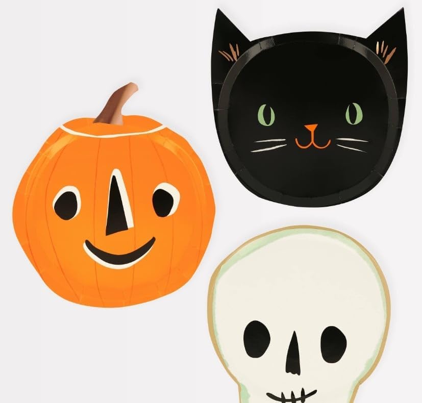 Alternative view of - Halloween! Plates - Bayramı Tabak (8'li)