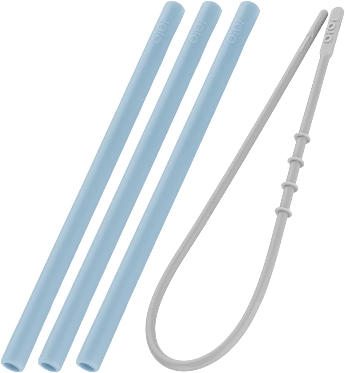 Alternative view of Hüp Silikon Pipet 3 lü & Tem.Fırçası - Mineral Blue