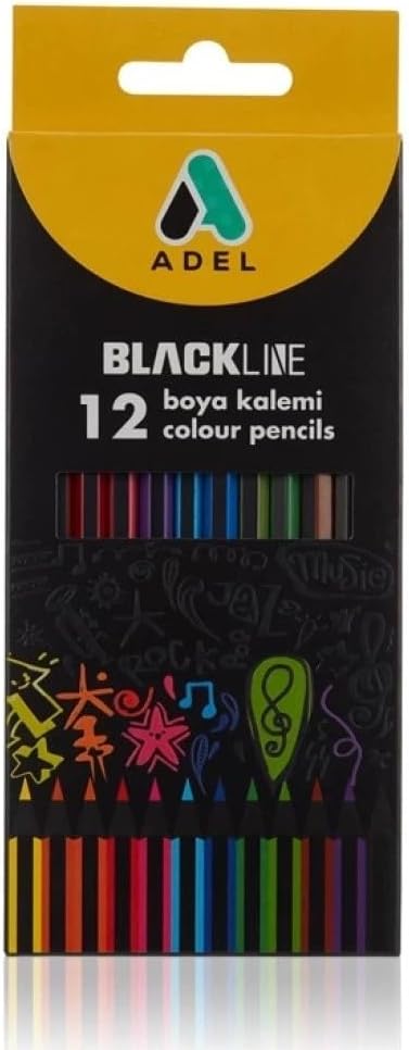 Alternative view of Blackline Boya Kalemi 12 Renk, Tam Boy