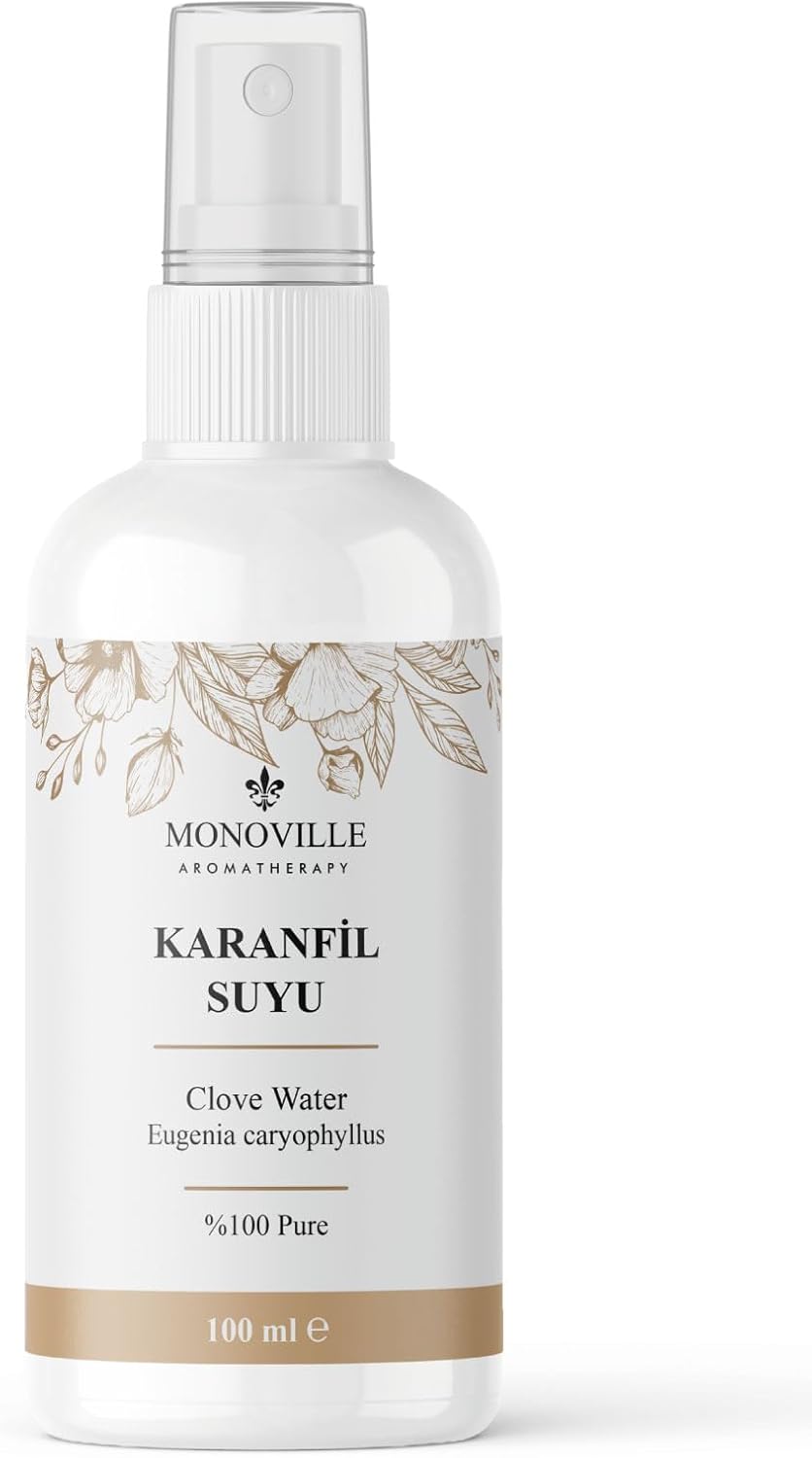 Karanfil Suyu 100 ml Cam Şişe%100 Saf ve Doğal (Clove Water)