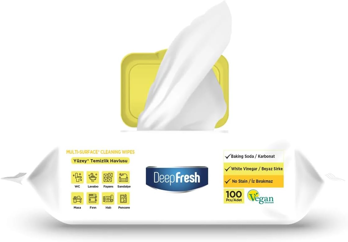 Alternative view of İz Bırakmaz Yüzey Temizlik Havlusu Limon 100 Yaprak