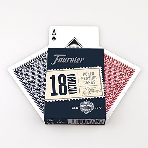 Alternative view of Poker Oyun Kartları Nº 18, Standart Endeks, Kırmızı veya Mavi