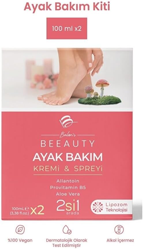 Beeauty Ayak Bakım Kremi - Spreyi (Mantar Kremi)
