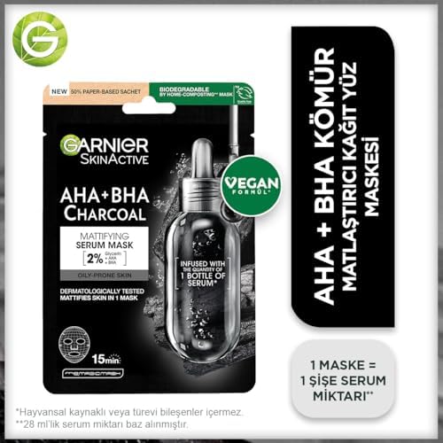 Alternative view of Skin Naturals Kömürlü Kağıt Yüz Maskesi Siyah Yosun