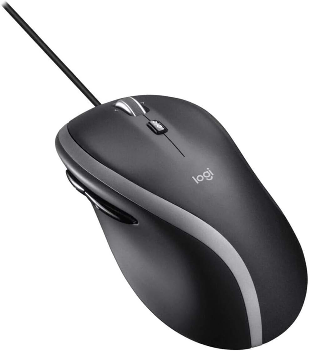 M500S Gelişmiş USB Kablolu Mouse, 4000 DPI, Yüksek Hızlı Hassas Kaydırma, 7 Özelleştirilebilir Tuş, Sağ Elle Kullanıma Uygun, Siyah - Görsel 3